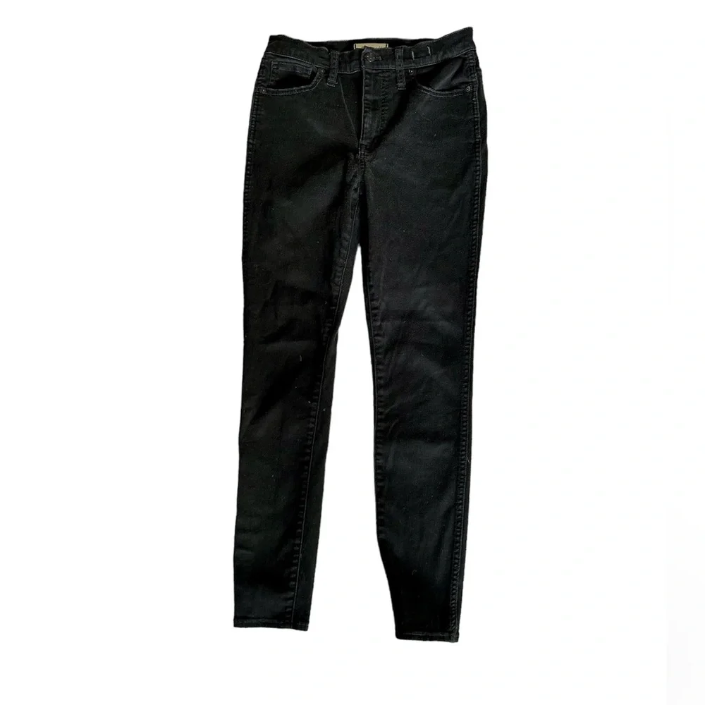 MADEWELL 10” High Rise Skinny Black Jeans